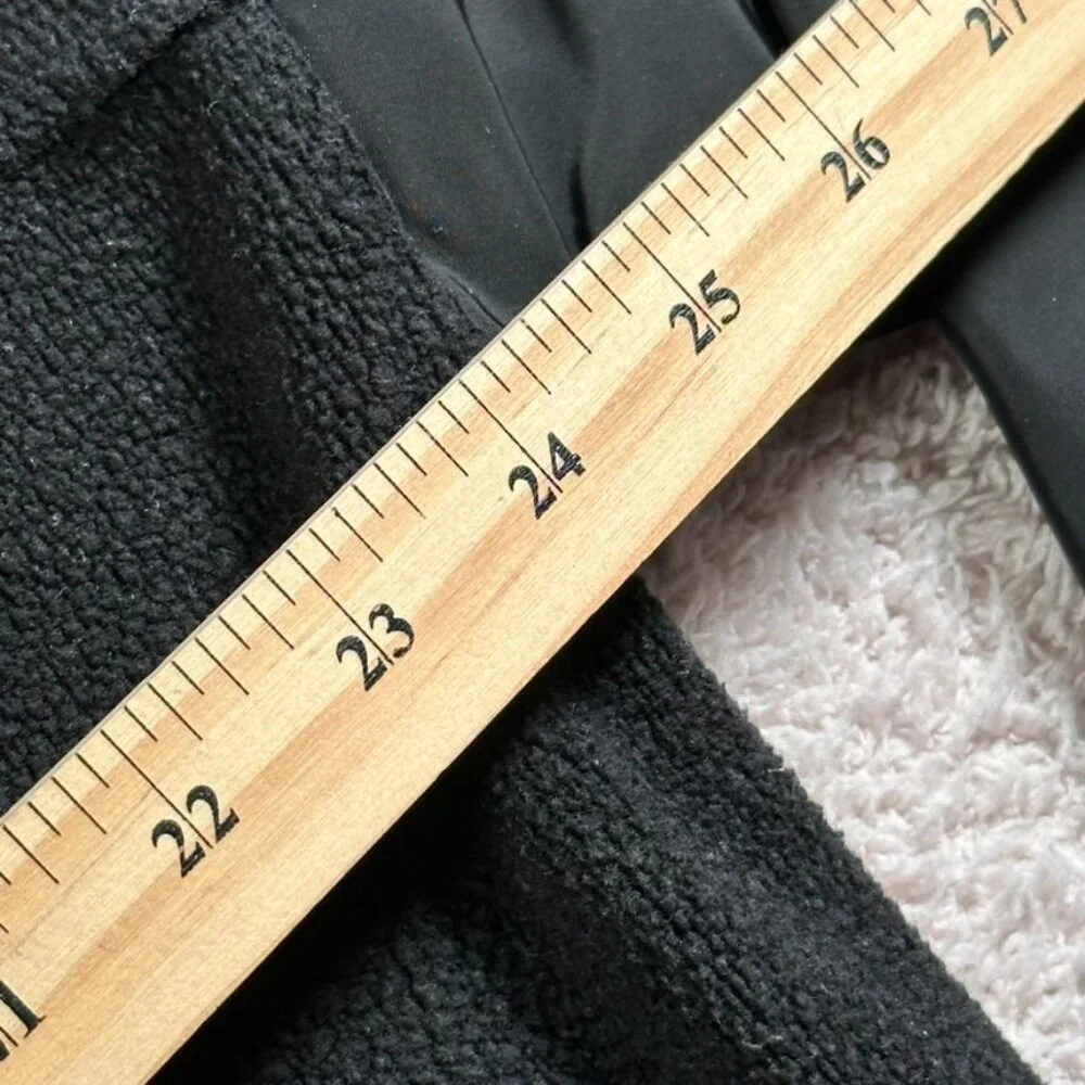 Alo Yoga Sweater Black Mixed Media Oversized Pullover Womens Medium Comfy Lounge - Picture 10 of 11